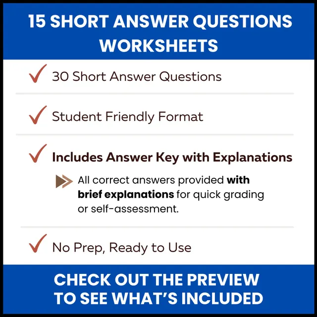 VA SOL Science | Human Impacts, Resources | 45 Worksheets BUNDLE | Grade 6 — preview page 4