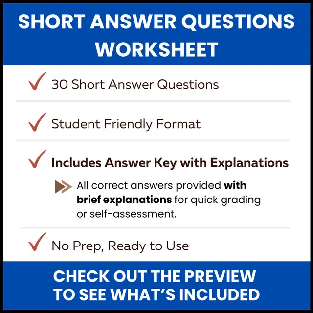 Back to School | Respiratory Exchange | 3 Worksheets | Grade 9-12 — preview page 4