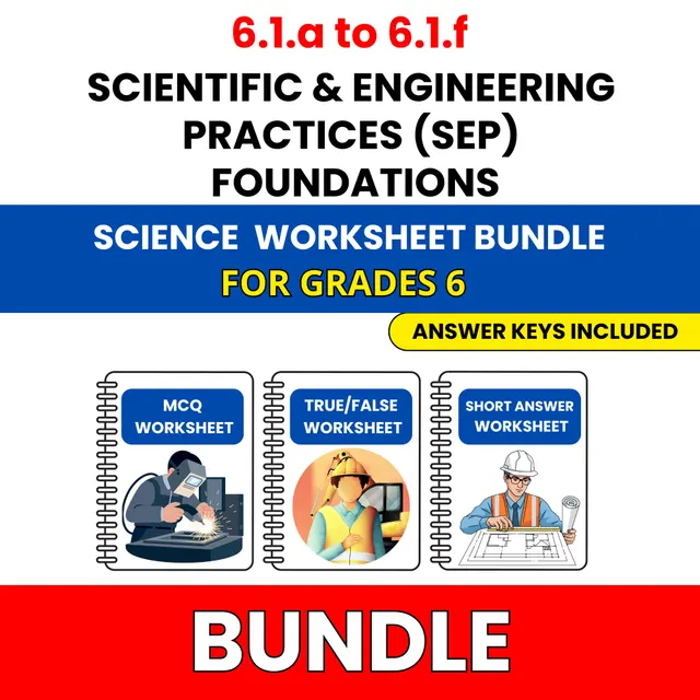 VA SOL Science | Scientific Practices | 45 Worksheets BUNDLE | Grade 6